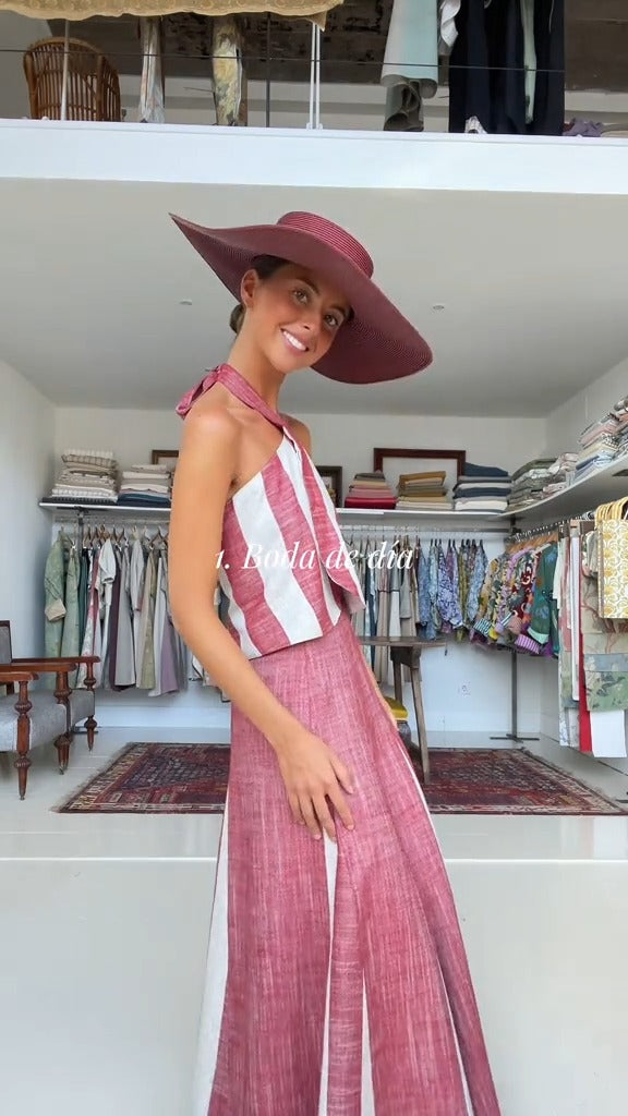 Linen Stripe Suit