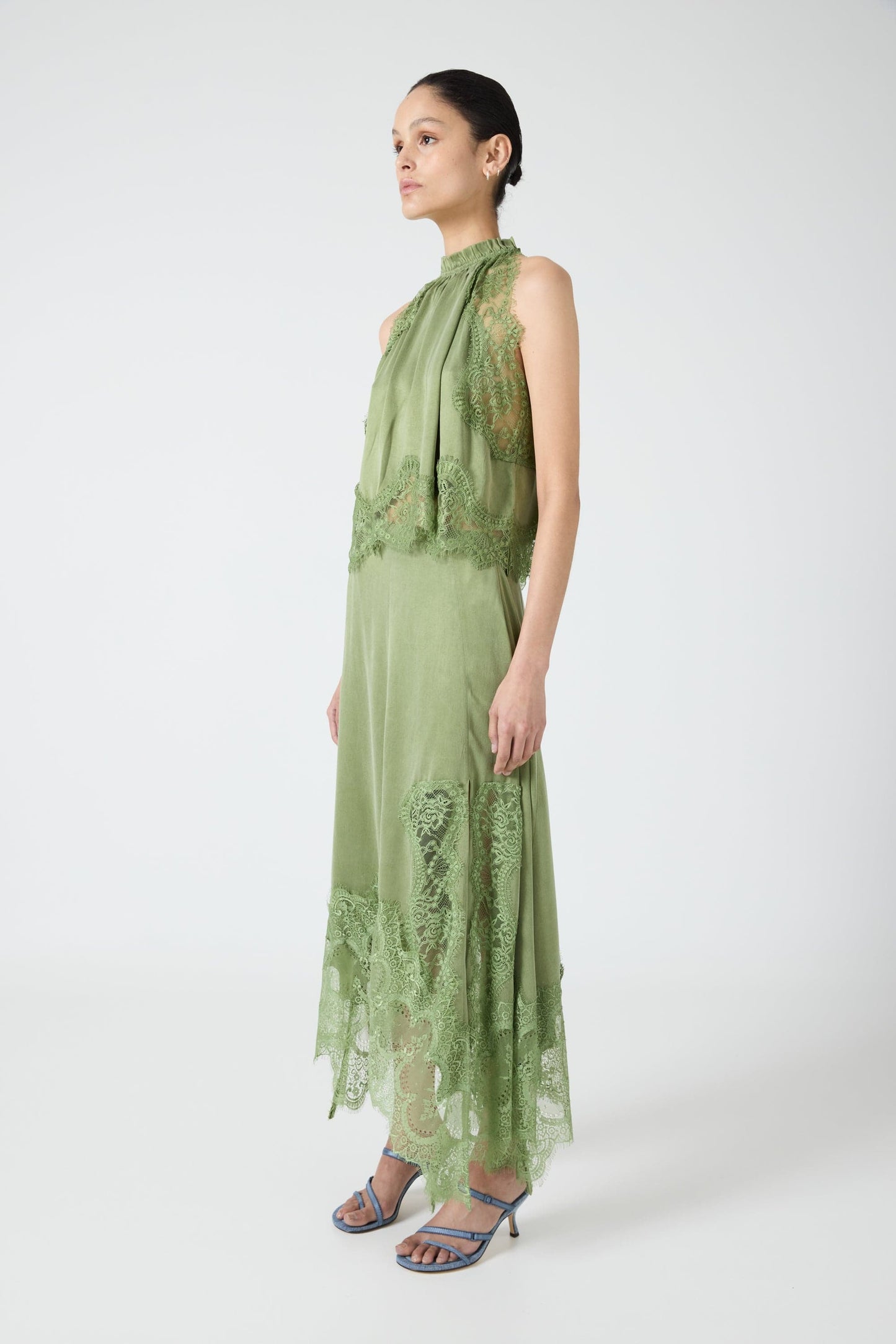 VISIONS LACE HANKERCHIEF SKIRT