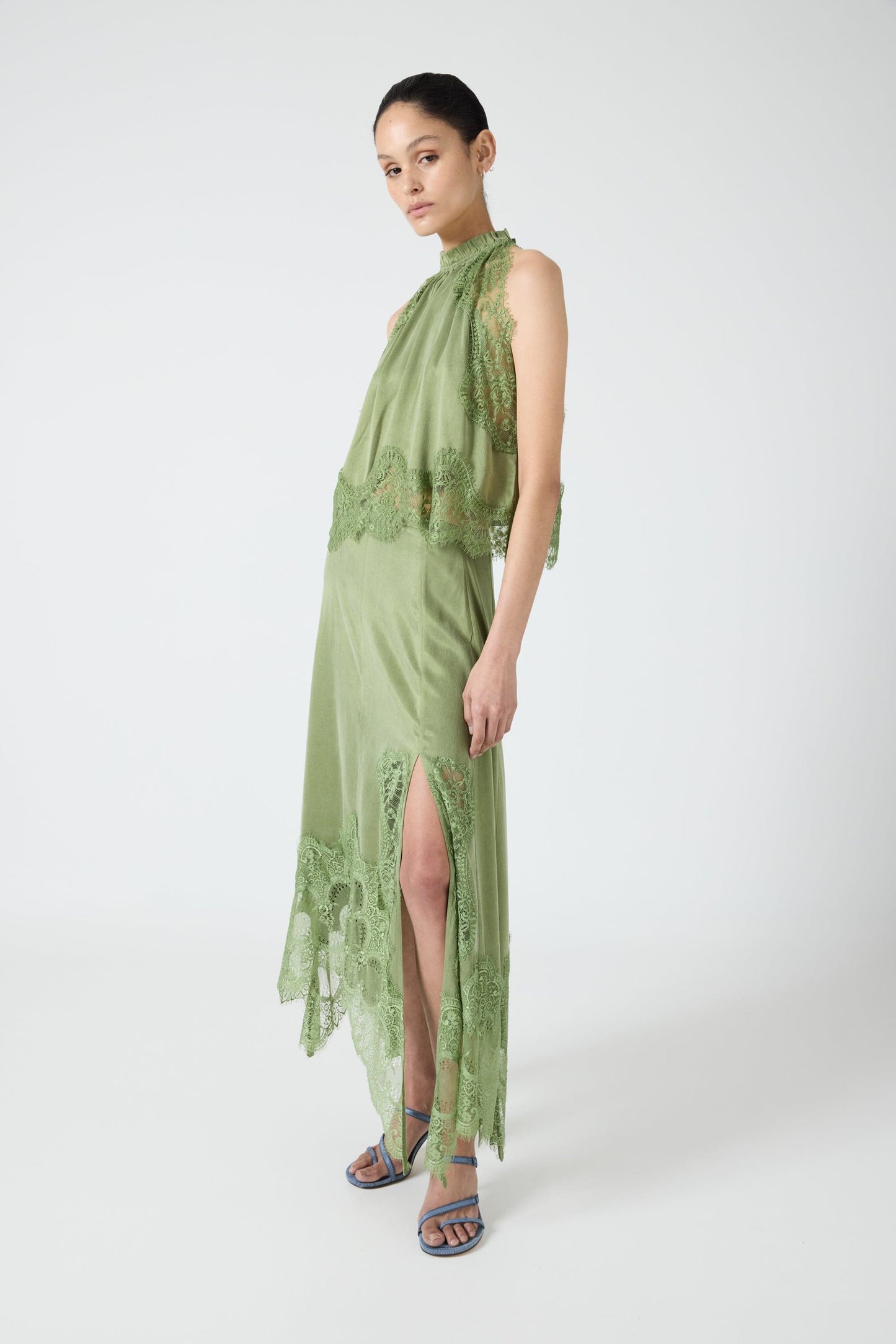 VISIONS LACE HANKERCHIEF SKIRT