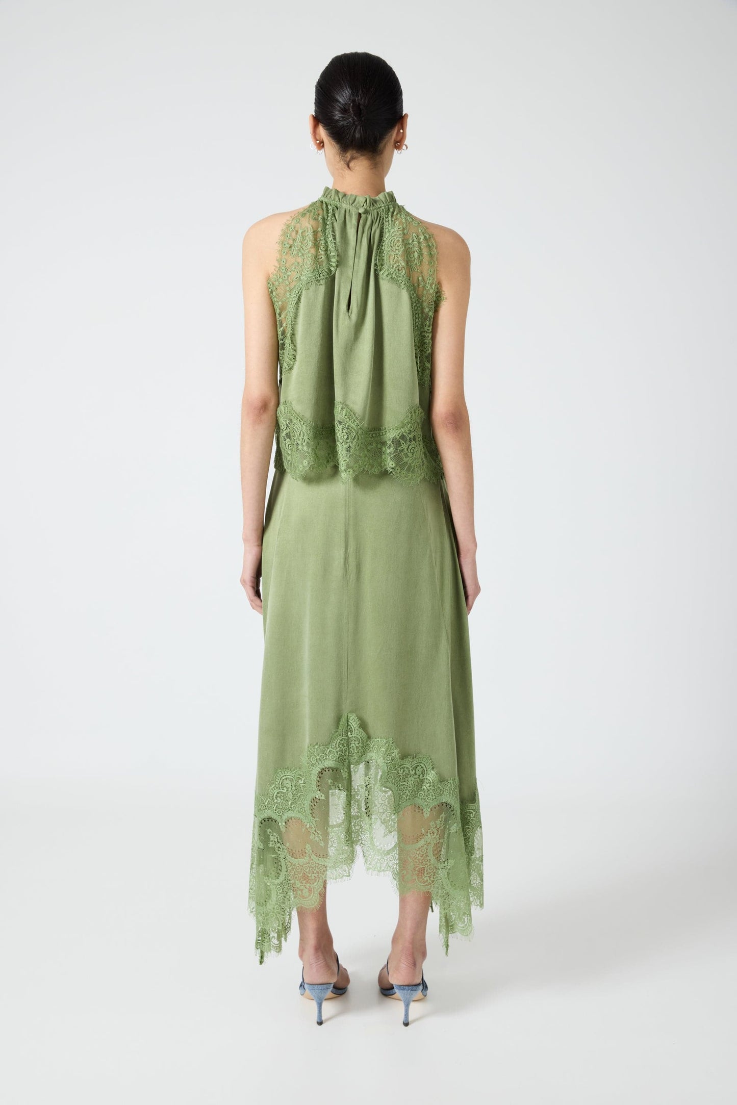 VISIONS LACE HANKERCHIEF SKIRT