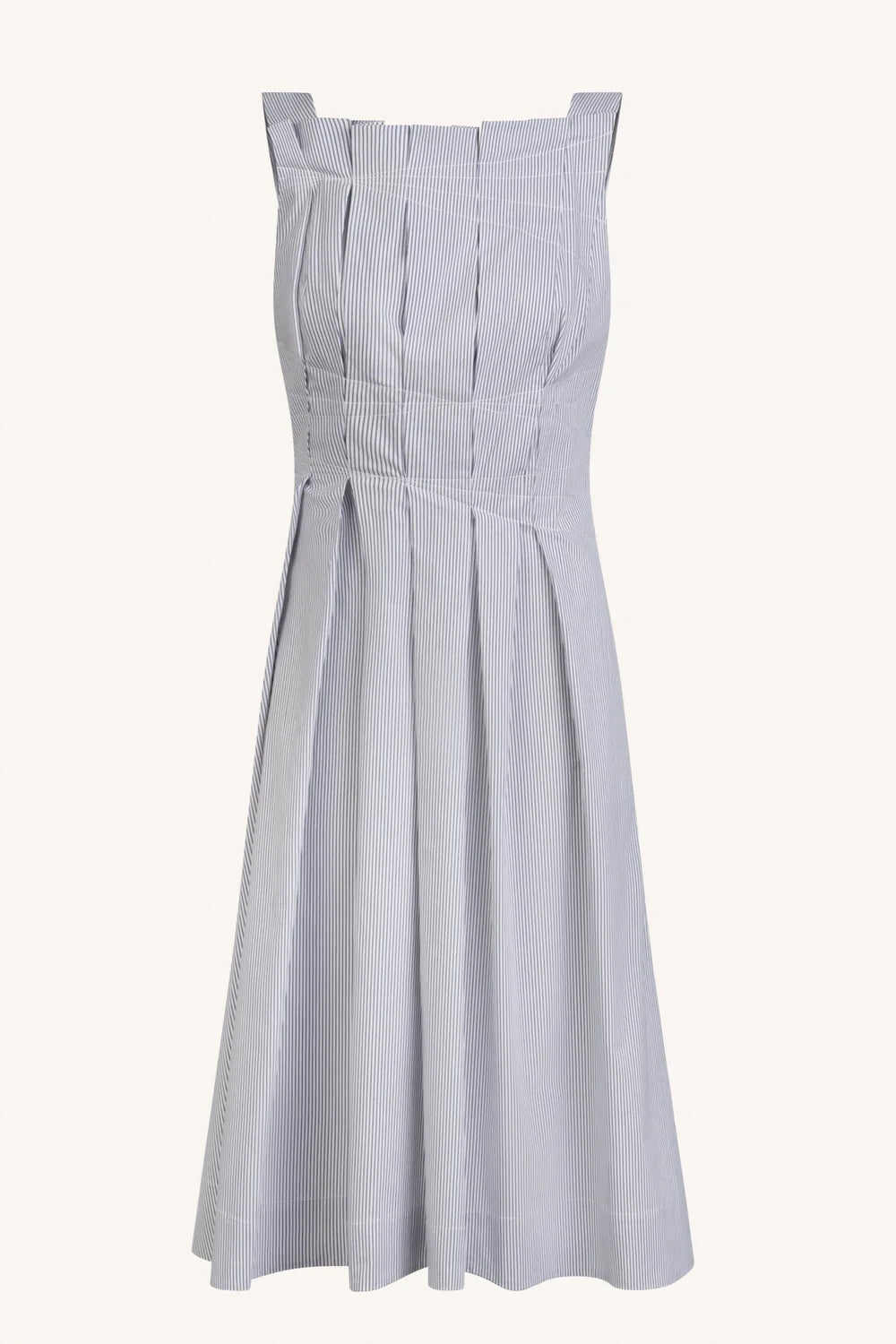 Sophisticated Sleeveless Pleated Midi Dress