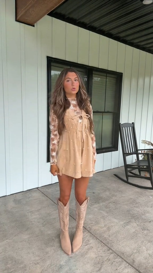 Fall Floral Lace Layering Top