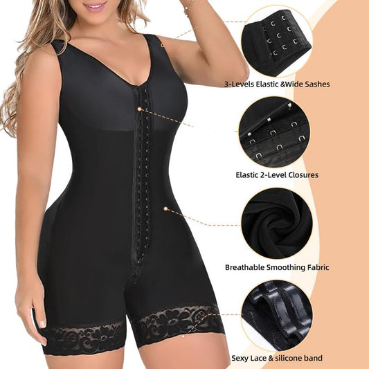 Tummy-lifting and hip-lifting pressure-free body shaping garment