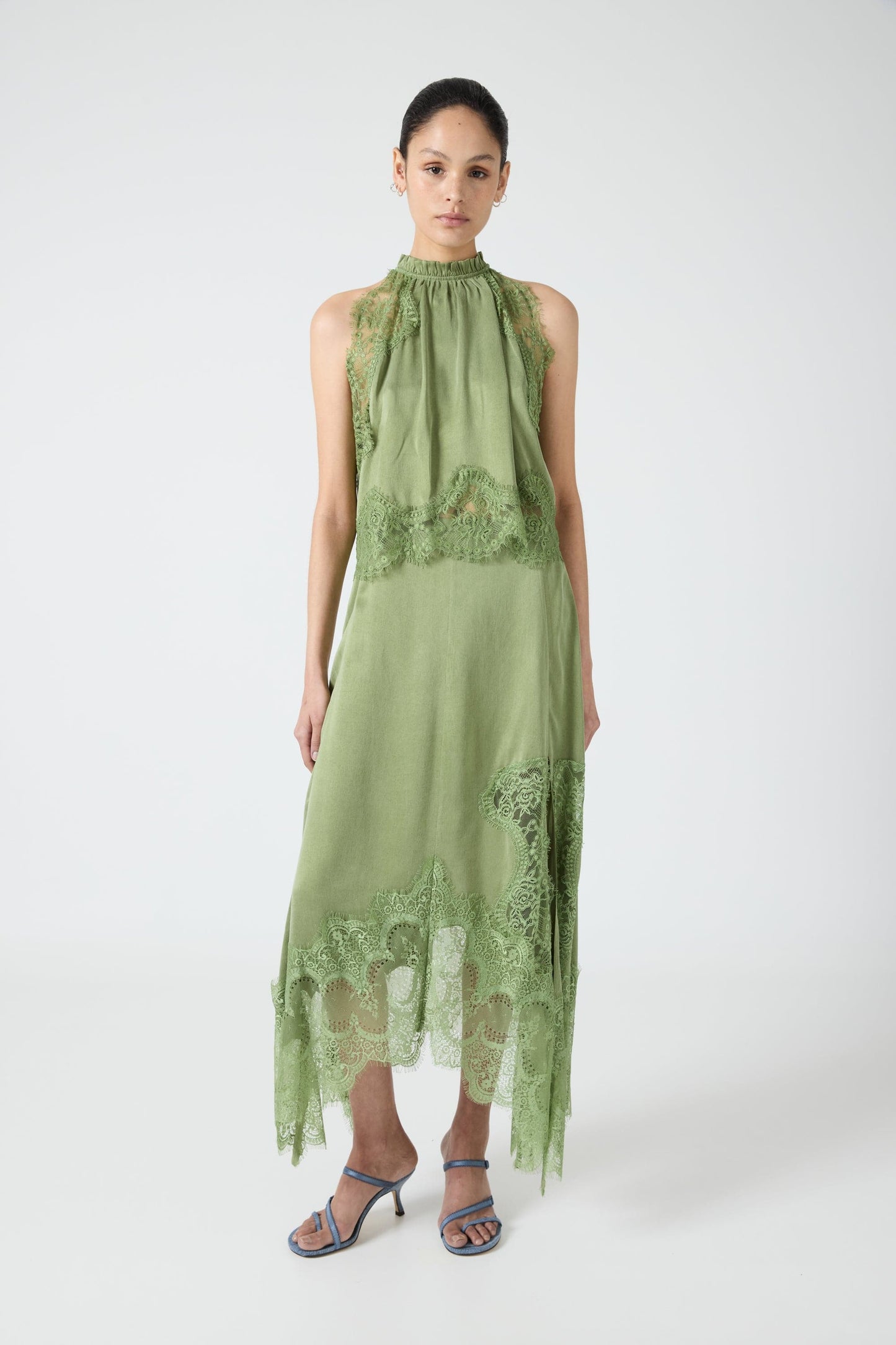 VISIONS LACE HANKERCHIEF SKIRT